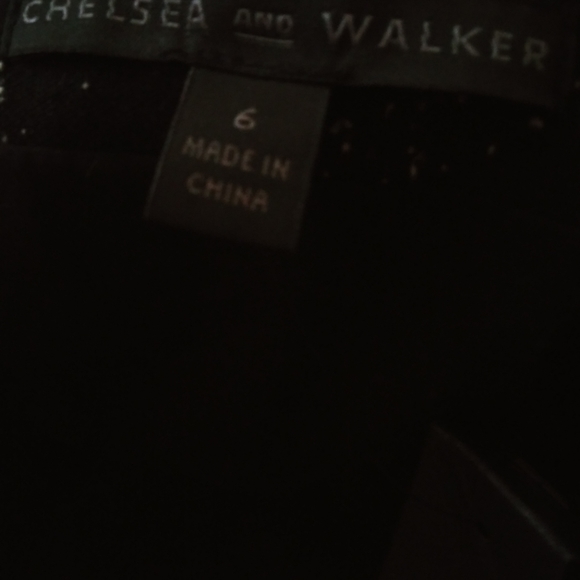 NWT Chelsea and Walker Black Skirt Size 6 - Picture 6 of 7